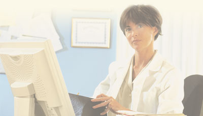 Female physician.